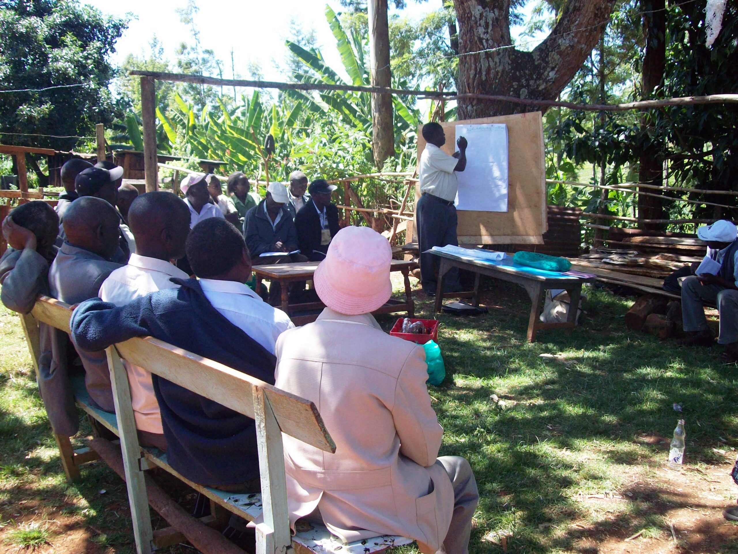 Training farmers on agroforestry systems Training farmers on agroforestry systems